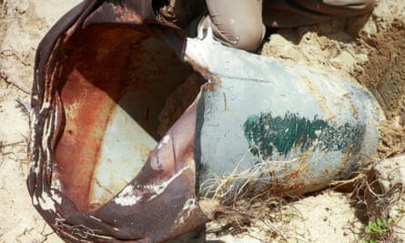 Cluster bomb image from Chundikulam, Sri Lanka. Human rights watch has documented their use in Georgia, Sudan, and quite extensively in Syria.