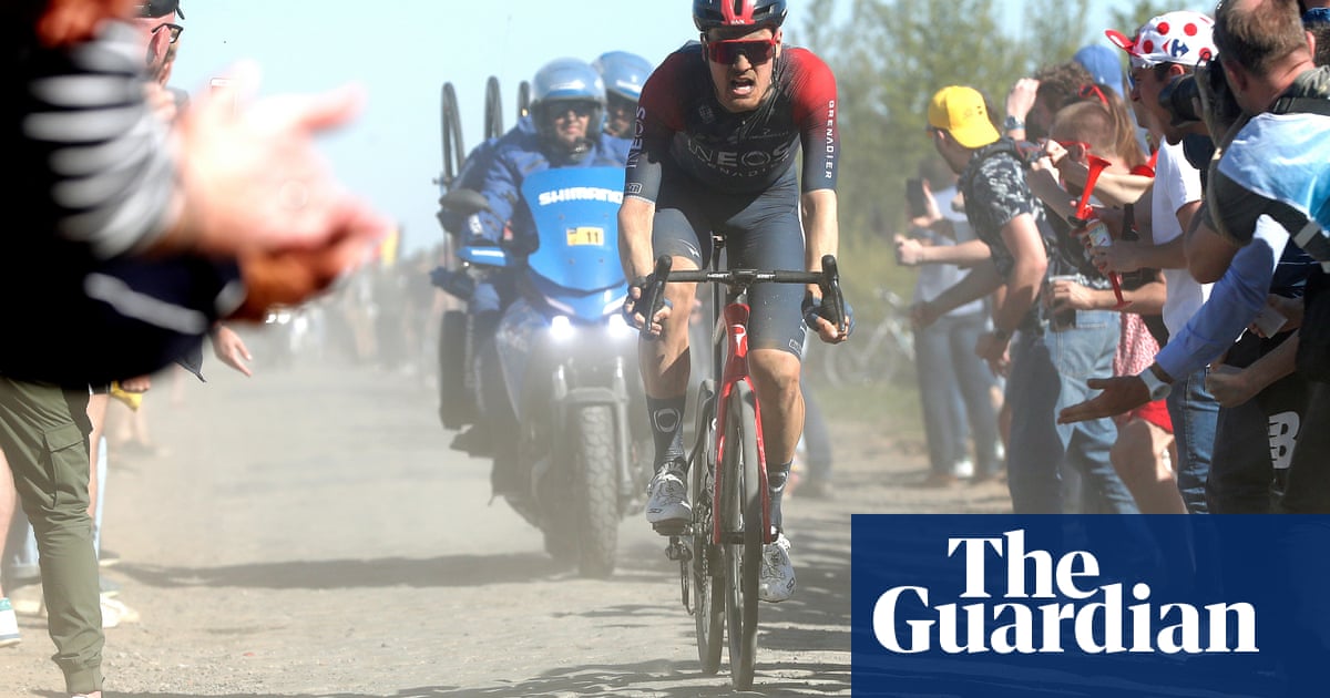 Paris-Roubaix: Van Baarle takes victory as Lampaert collides with spectator