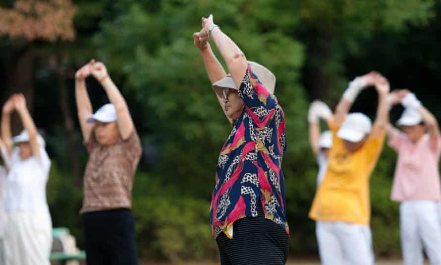 Listen Bend And Stretch How Japan Fell In Love With Exercise On The Radio Japan The Guardian