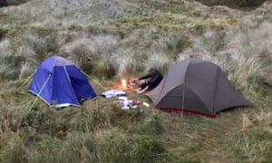 Lighting up time: midge nets and wild camping on the far north coast