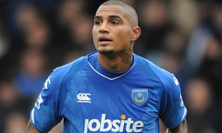 Kevin-Prince Boateng in action for Portsmouth in 2010