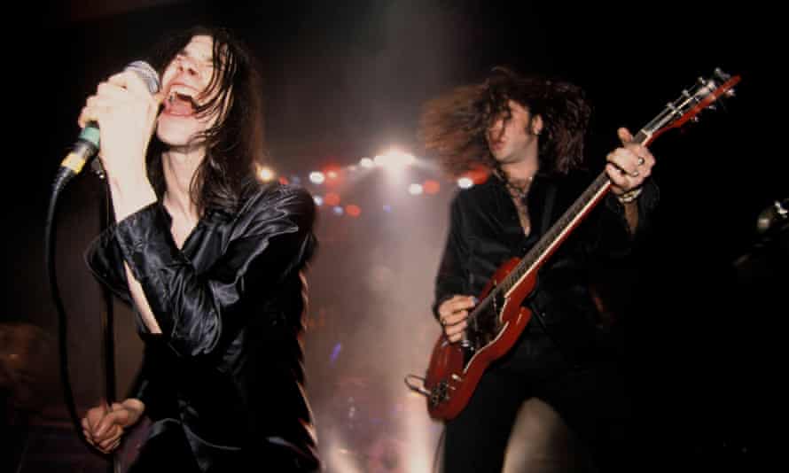 Bobby Gillespie: ‘For the first 10 years of my life, I lived in a Glasgow tenement … that stuff stays with you’ | Bobby Gillespie 4 Performing with Robert Young at Brixton Academy.