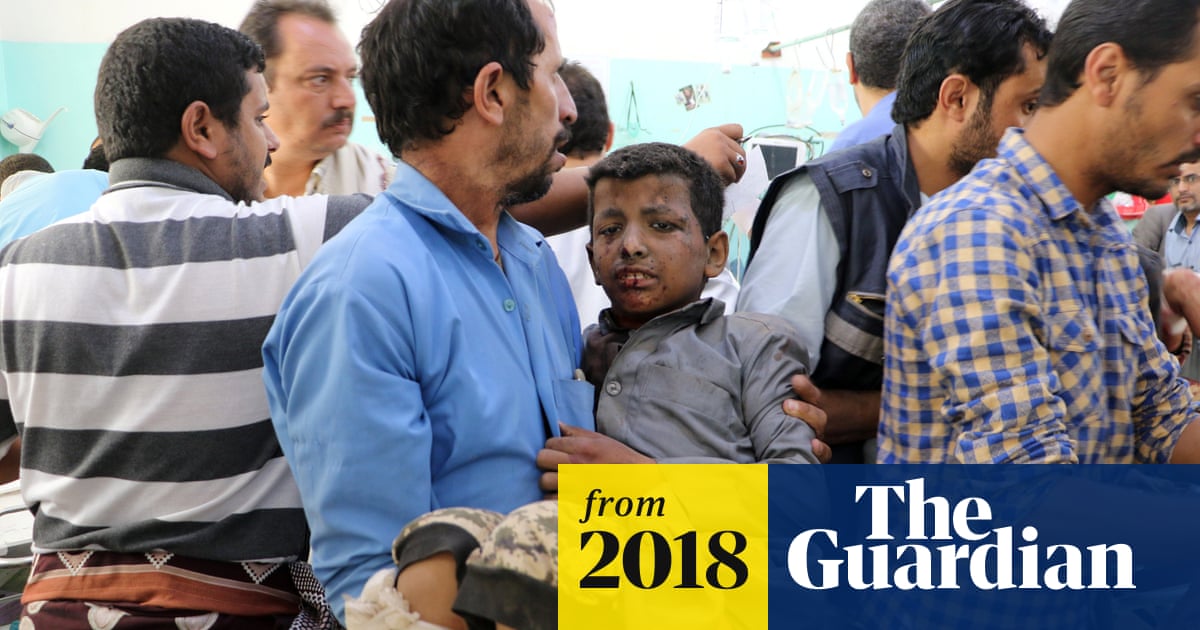 Dozens dead in Yemen as bus carrying children hit by airstrike