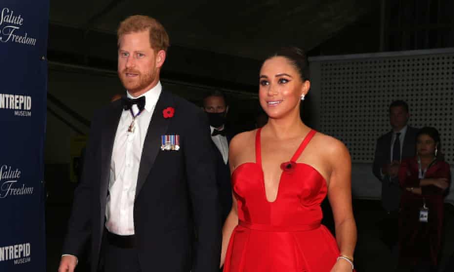 Prince Harry, Duke of Sussex and Meghan, Duchess of Sussex at a gala in New York in November 2021.