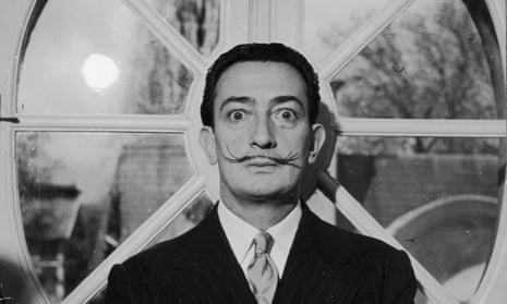 Photographic portrait of Salvador Dalí