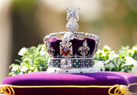 ‘A hat-sized monument to forcible resource extraction’ … the imperial state crown, which has almost 3,000 diamonds.