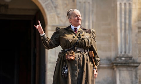 Emma Thompson as Agatha Trunchbull in Roald Dahl’s Matilda the Musical.