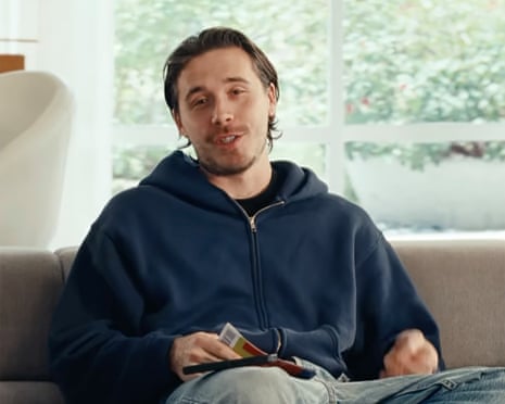 A still from Brooklyn Peltz Beckham’s DoorDash ad.