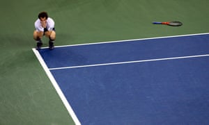 Andy Murray is in shock after defeating Novak Djokovic.