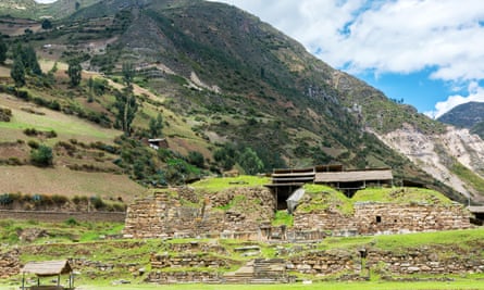Ruined pre-incan temple at Chavin de Huantar