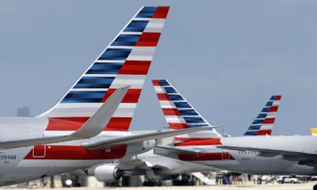 Planes at Miami international airport