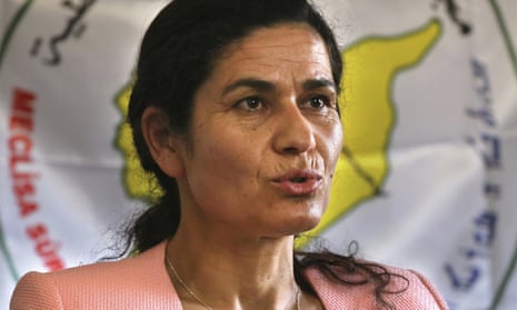 Ilham Ahmed, the co-chair of the Syrian Democratic Council.