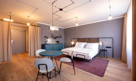 large bedroom at Miss Sophie’s Downtown hotel in Prague