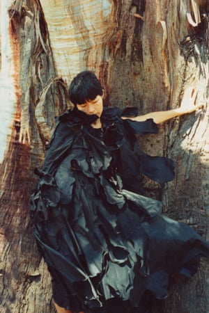 Kee wearing Jackson’s Black Cockatoo outfit in Blackheath, NSW in 1977.