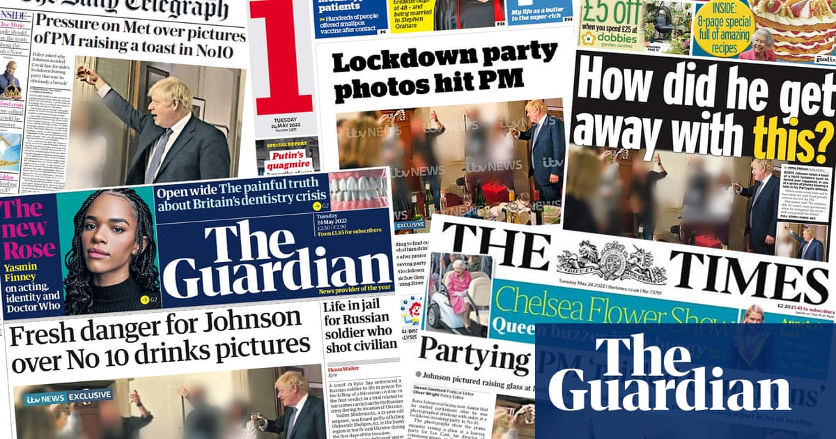 ‘How did he get away with this?’ What the papers say about new Johnson Partygate photos