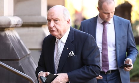Alan Jones told audiences he now faces a headline that says he is being ‘put in the broadcasting dustbin’.