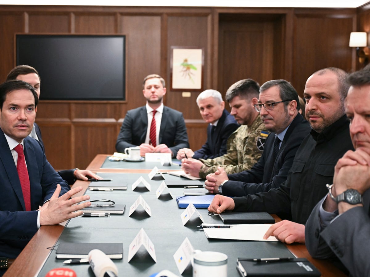 Ukrainian and US officials meet in Florida to discuss proposals to end Russia's war | Ukraine | The Guardian