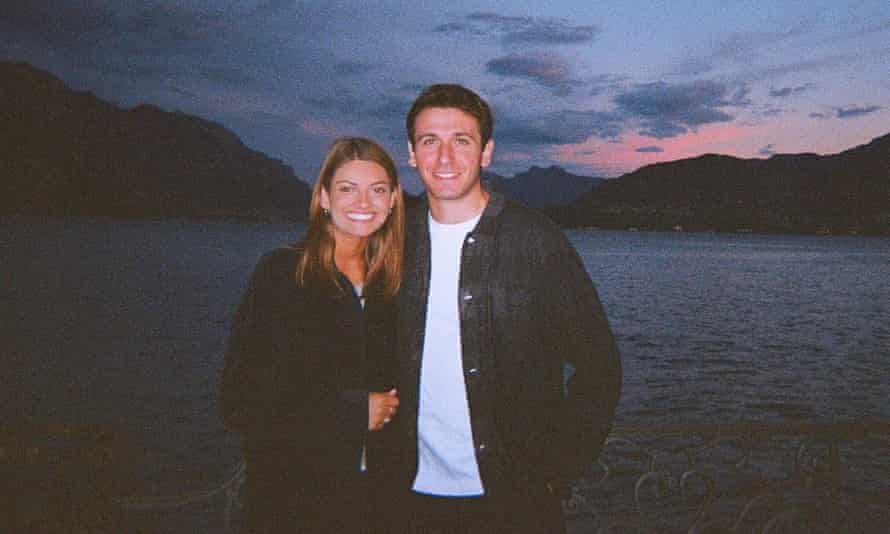 Georgie and Max in Lake Como, Italy.