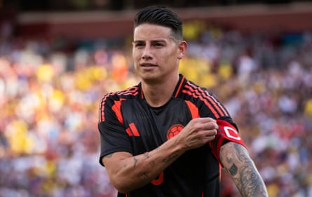 James Rodríguez turns 33 in July but he still has plenty to give for Colombia.