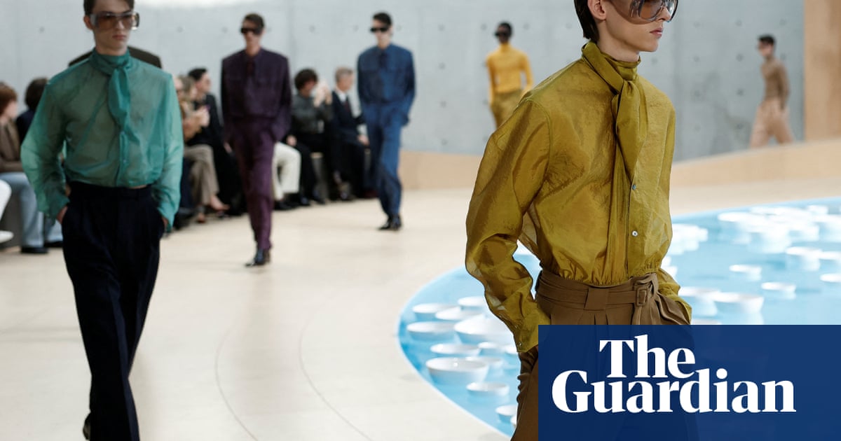 Saint Laurent's Paris fashion week show takes audience on a holiday to Fire Island