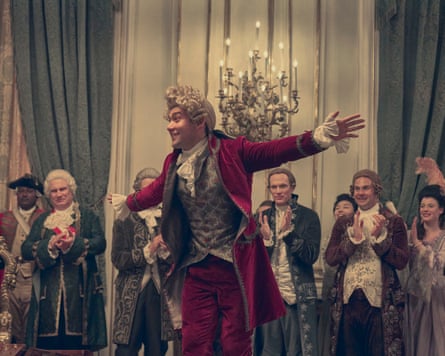 Will Sharpe as Mozart in Sky TV’s Amadeus.