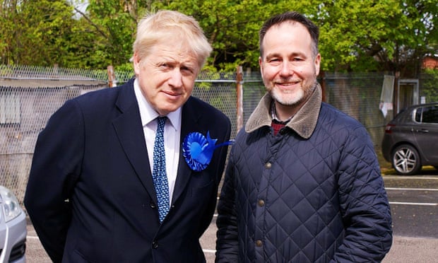 Boris Johnson with Christopher Pincher