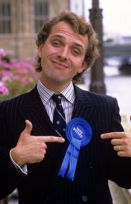Rik Mayall as Alan B’Stard.