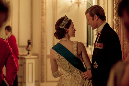 Claire Foy and Matt Smith in The Crown.