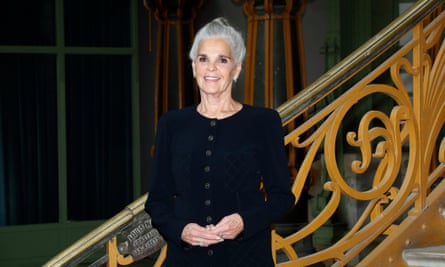 Ali MacGraw at the Grand Palais for the show.
