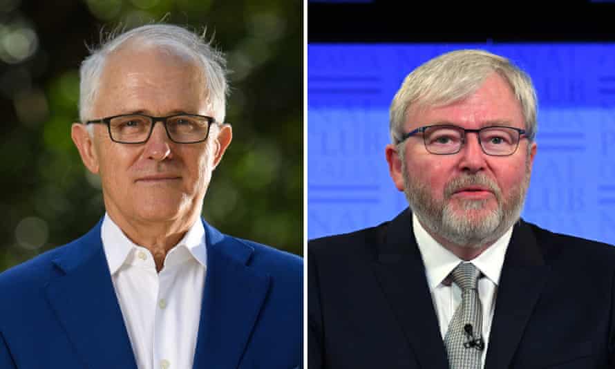 Malcolm Turnbull and Kevin Rudd