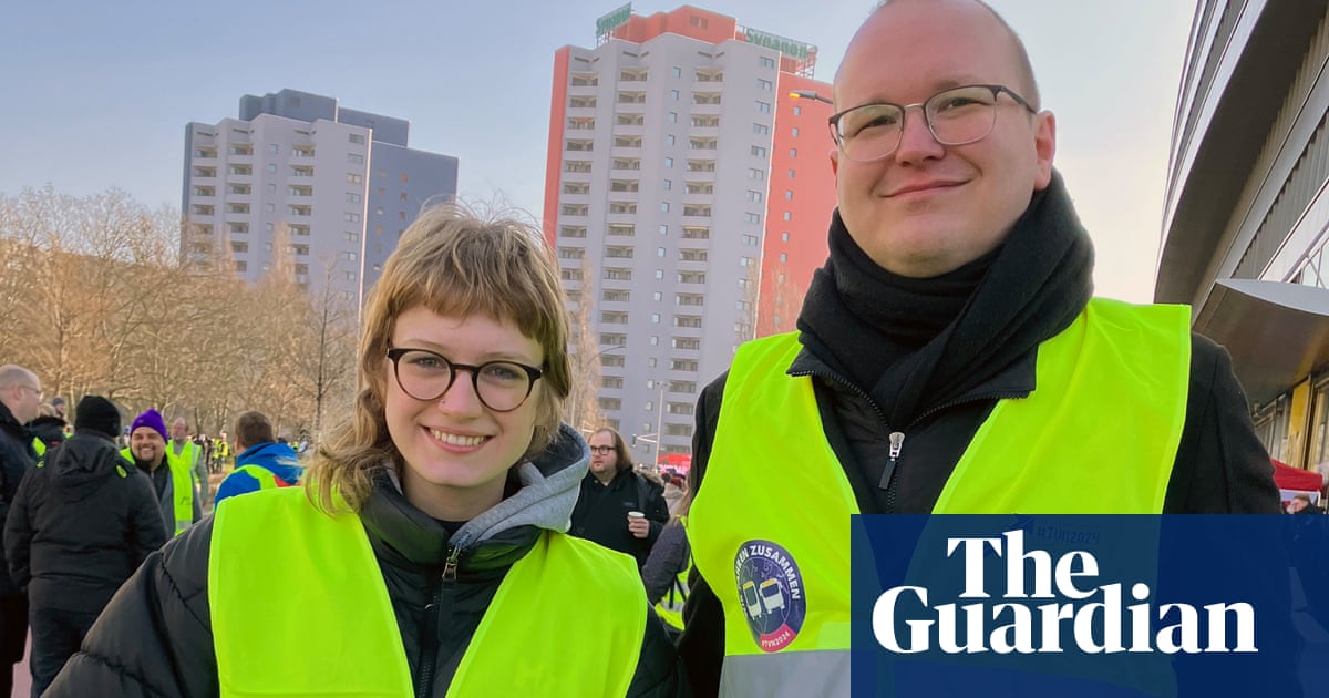 ‘Two worlds colliding’: Berlin transport workers and climate activists unite over rights | Germany | The Guardian
