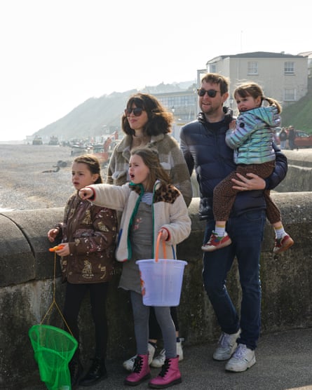Fiona Cowood and family in Cromer.