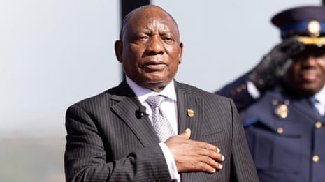South Africa's Cyril Ramaphosa warns of 'toxic cleavages' at inauguration | South Africa | The Guardian
