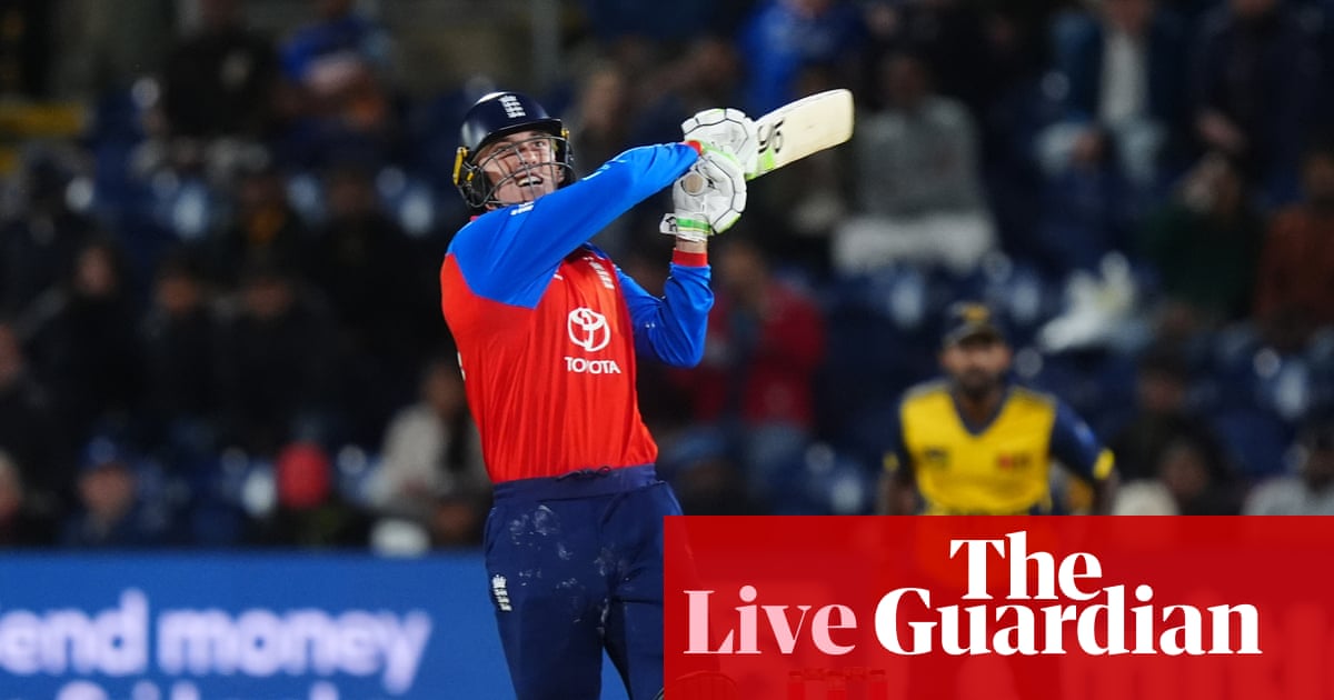 England defeat Sri Lanka by six wickets: second men’s cricket T20 international – live