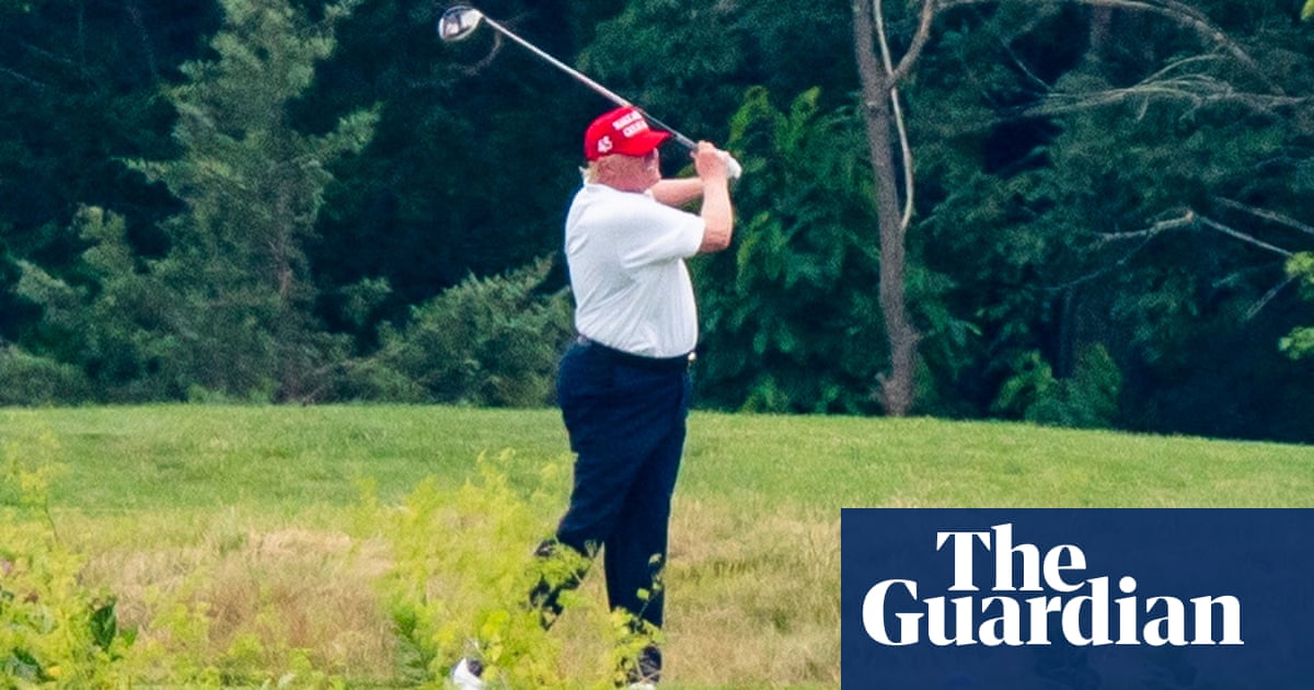 Trump Visits Private Golf Course As Us Battles Rapid Surge In Coronavirus Cases Us News The Guardian