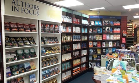 Inside Heffers bookstore in Cambridge, UK