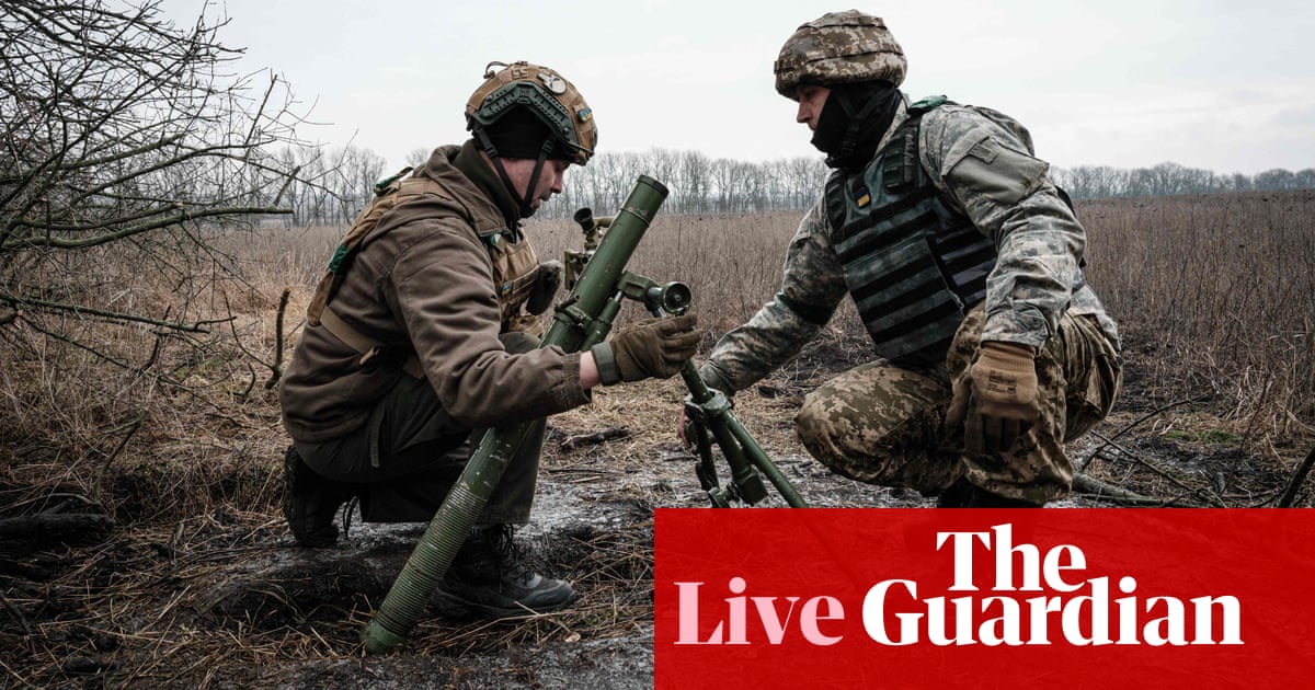 Russia-Ukraine war live: EU officials to arrive in Kyiv amid warnings of Russian mobilisation on eastern border