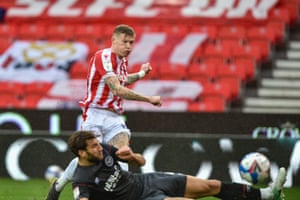 James McClean of Stoke City makes it 2-0 .