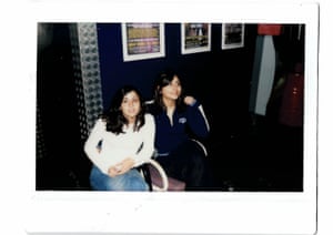 Nosheen Iqbal (right) as a teenager, “needing to look original always trumped needing to look pretty.”