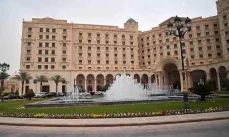 The Ritz-Carlton hotel in Riyadh, the Saudi capital.