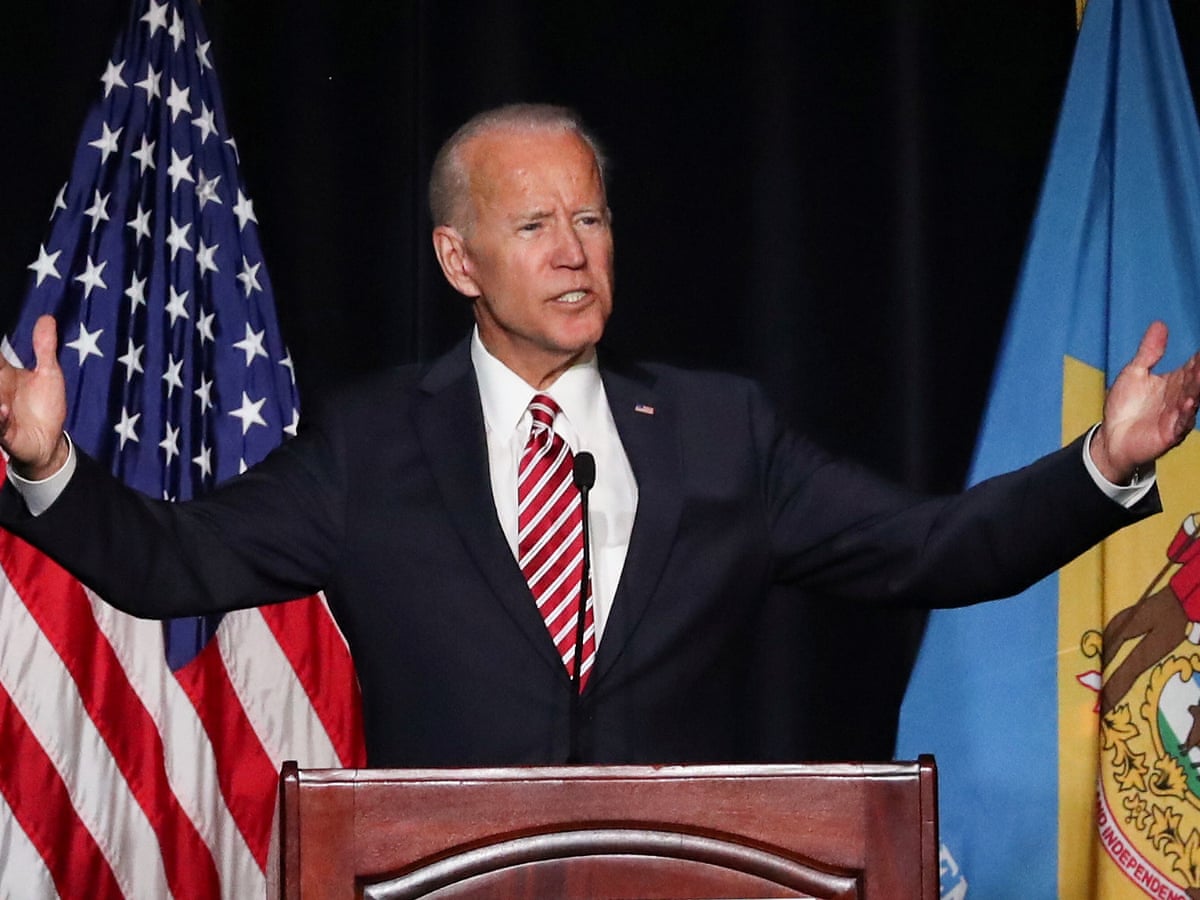 Joe Biden Lets Slip That He Will Run For President Or Does He Us News The Guardian