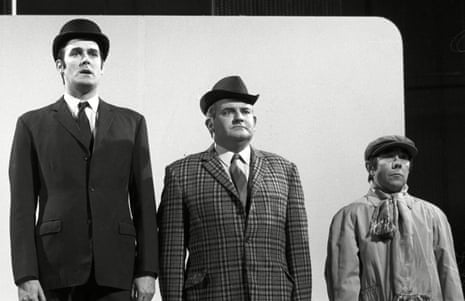 ‘I look down on him’ ... John Cleese, Ronnie Barker and Ronnie Corbett in the Class sketch on The Frost Report in 1966.