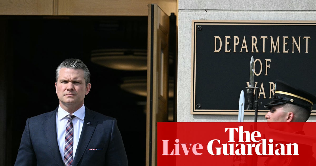 Scrutiny of Hegseth mounts as Democrats attempt to rein in Trump administration over Iran war – US politics live