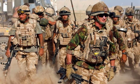 British soldiers on duty in Afghanistan
