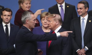 Nato's Jens Stoltenberg and Donald Trump in 2019