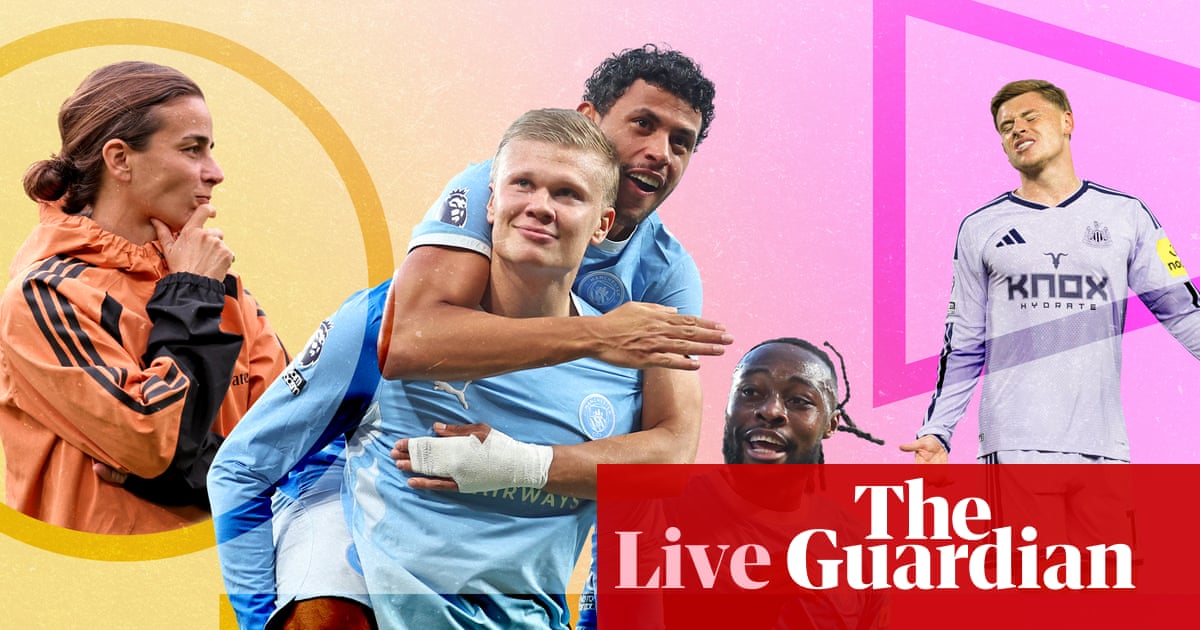 Manchester City in action, Premier League buildup, and more – matchday live