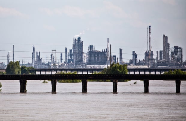 Norco, Louisana. Communities in the area between New Orleans and Baton Rouge are often referred to as Cancer Alley due to a concentration of toxic pollution from petrochemical factories.
