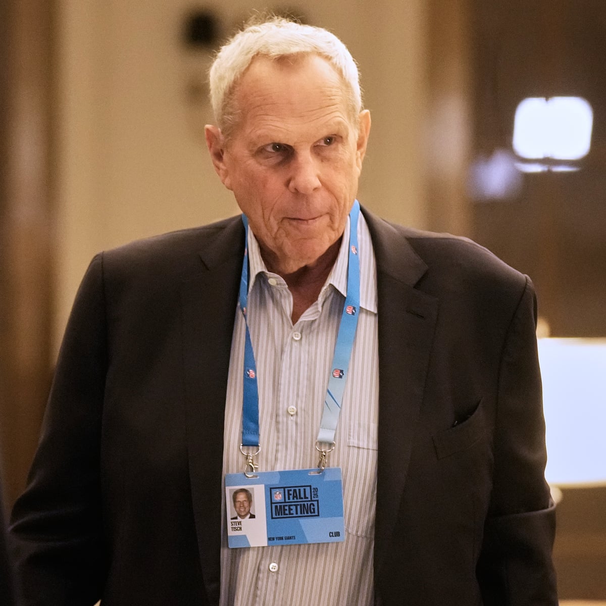 NFL looking into messages between Giants co-owner Steve Tisch and Jeffrey Epstein | New York Giants | The Guardian