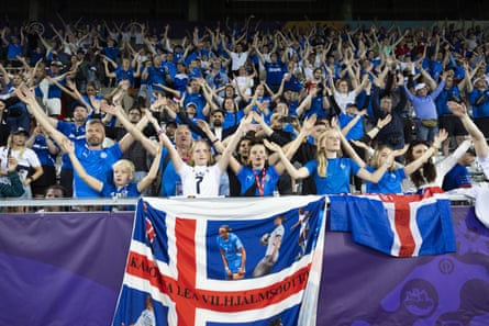 Iceland fans.