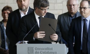 El presidente catalán Carles Puigdemont.